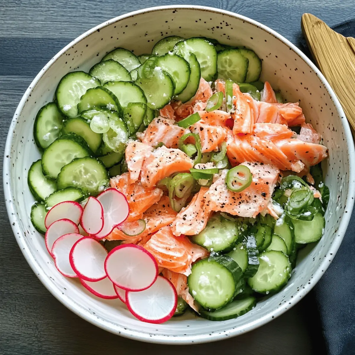 Sushi-Salat mit Stremellachs