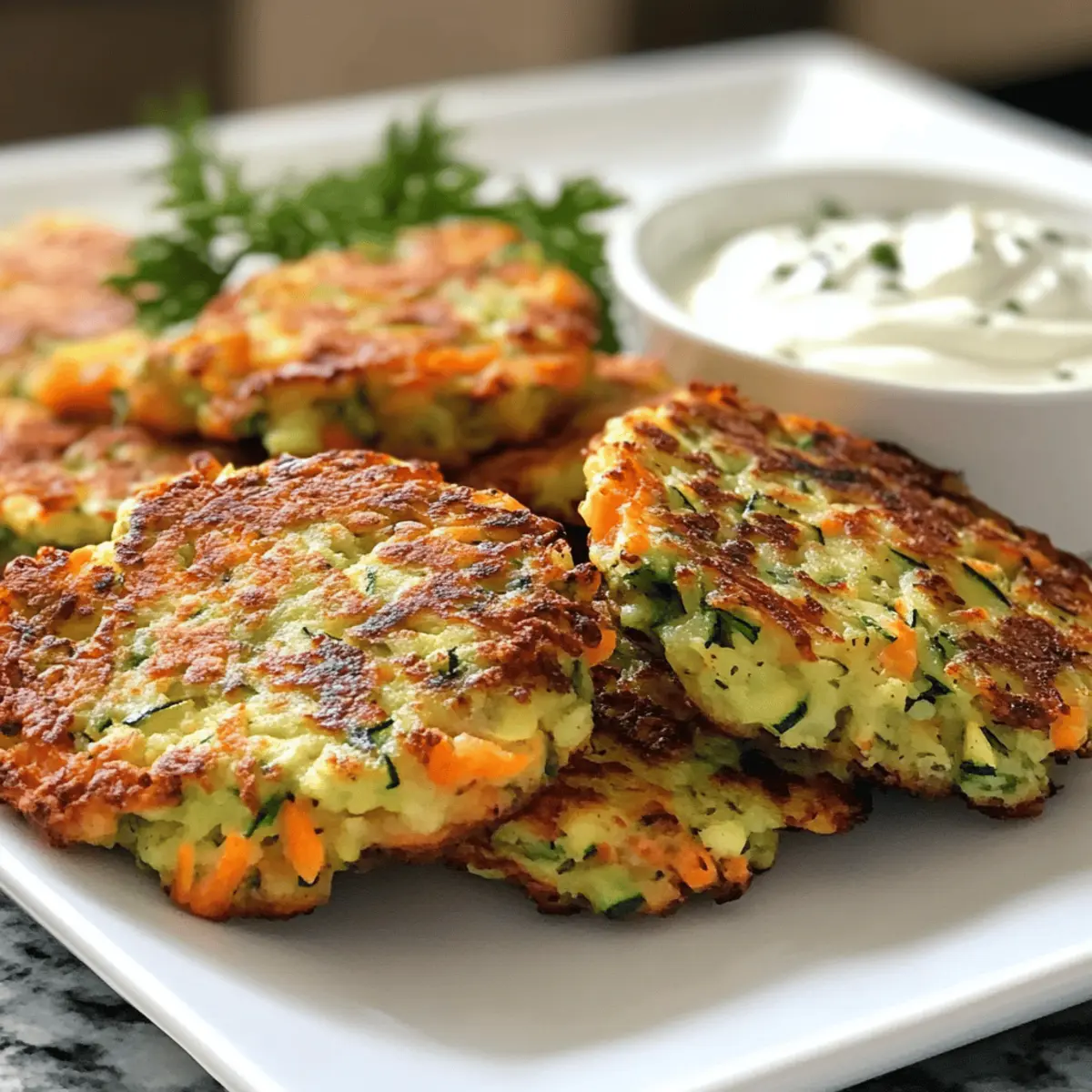 Knusprige Air Fryer Gemüse-Fritters – Vegetarisch & Gesund