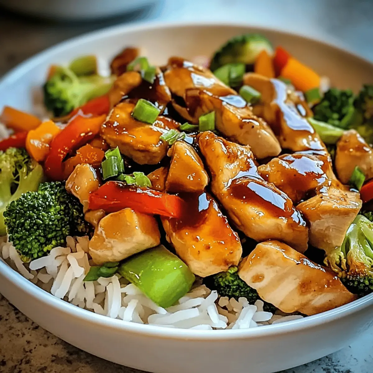 Teriyaki-Hähnchen-Pfanne