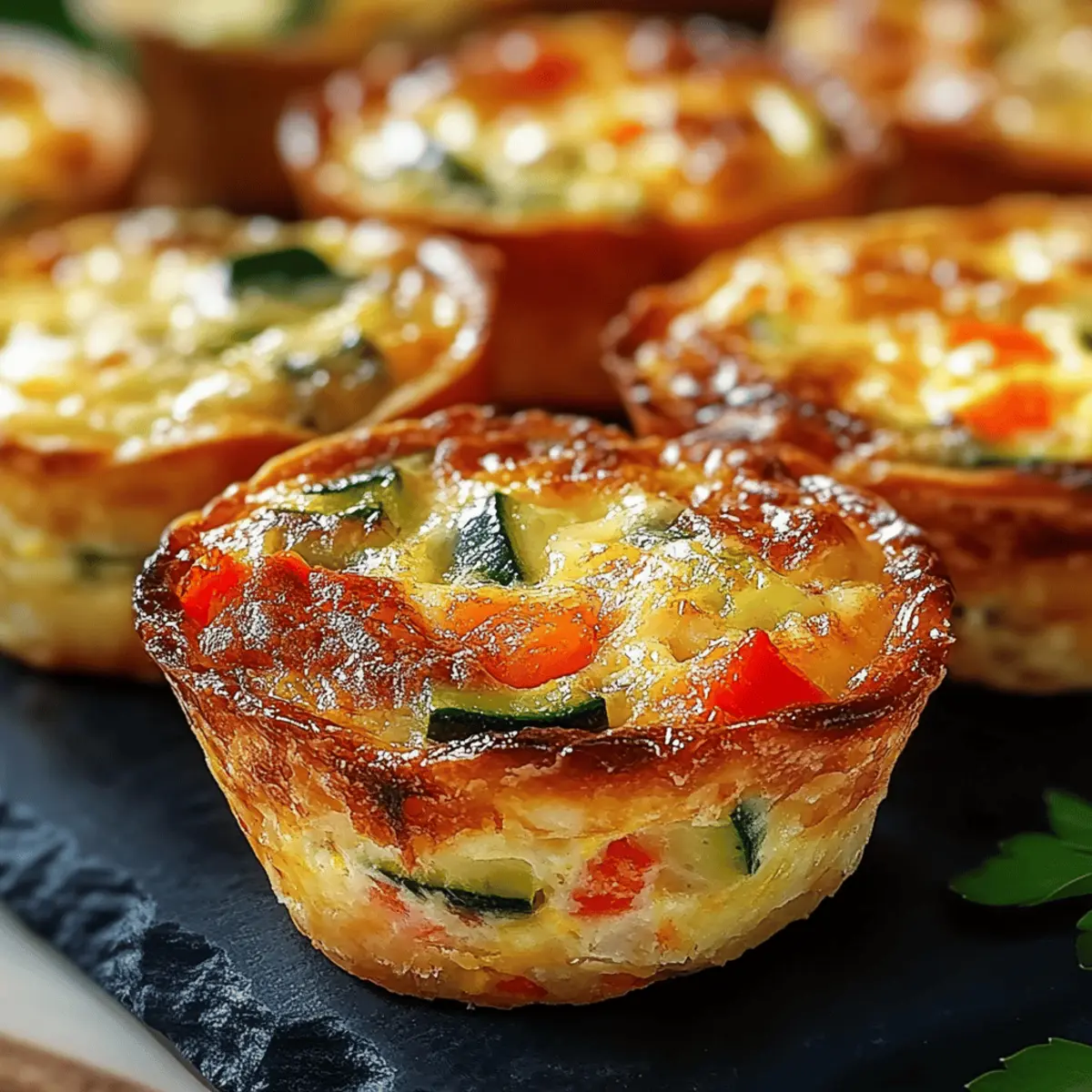 Mini-Quiches mit Gemüse