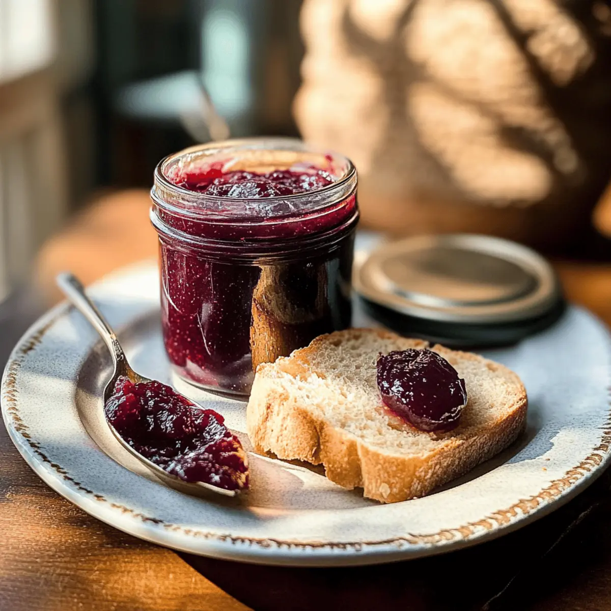 Pflaumenmarmelade mit Zimt und Vanille
