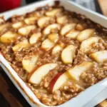 Gebackener Haferbrei Apfel-Zimt