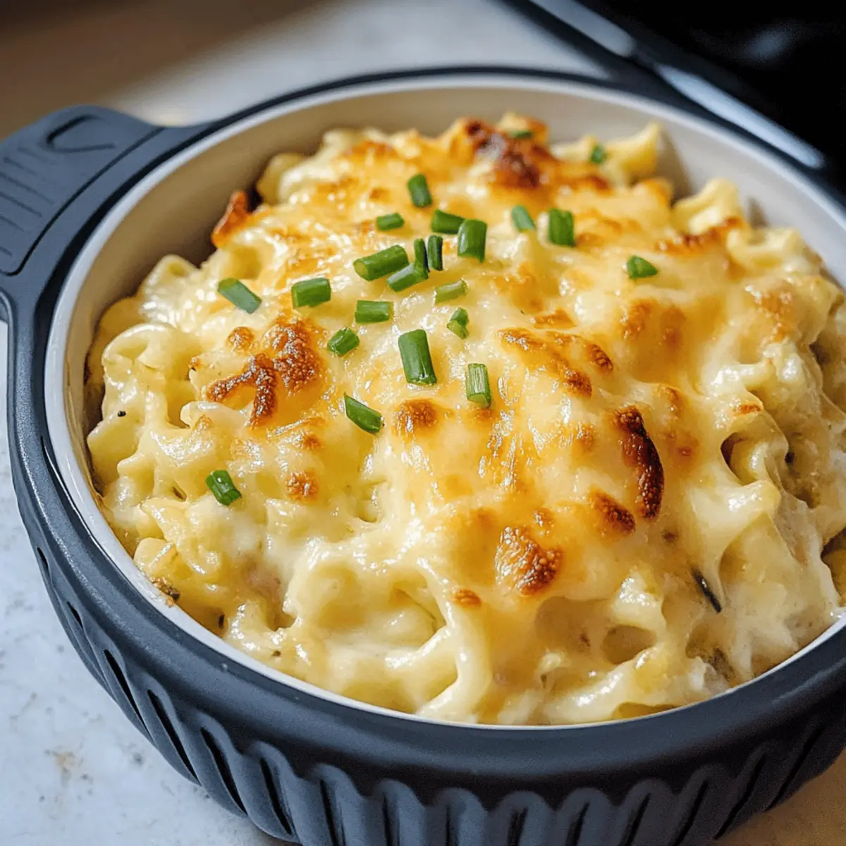 Käsespätzle aus der Heißluftfritteuse