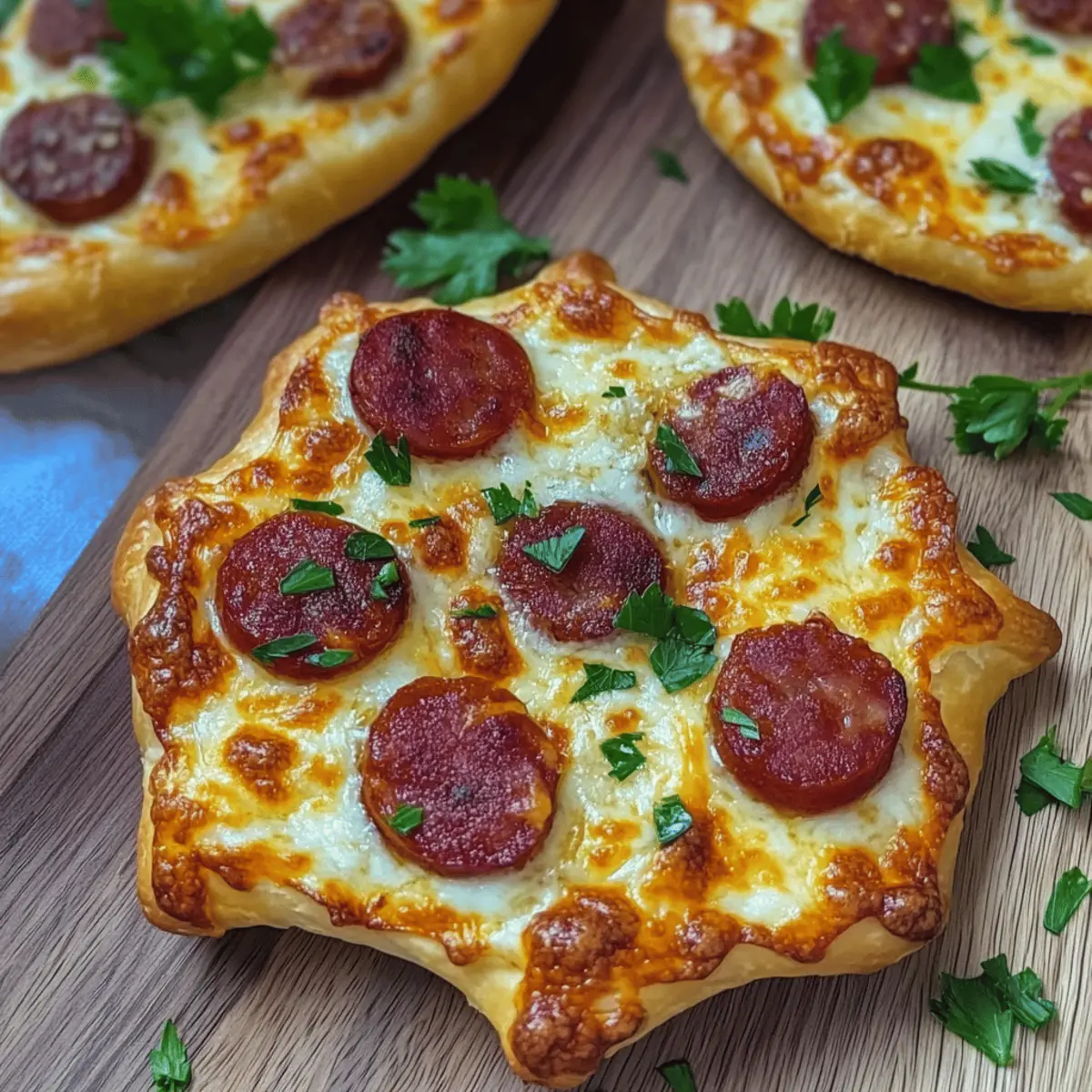 Mini-Pide mit Sucuk und Käse