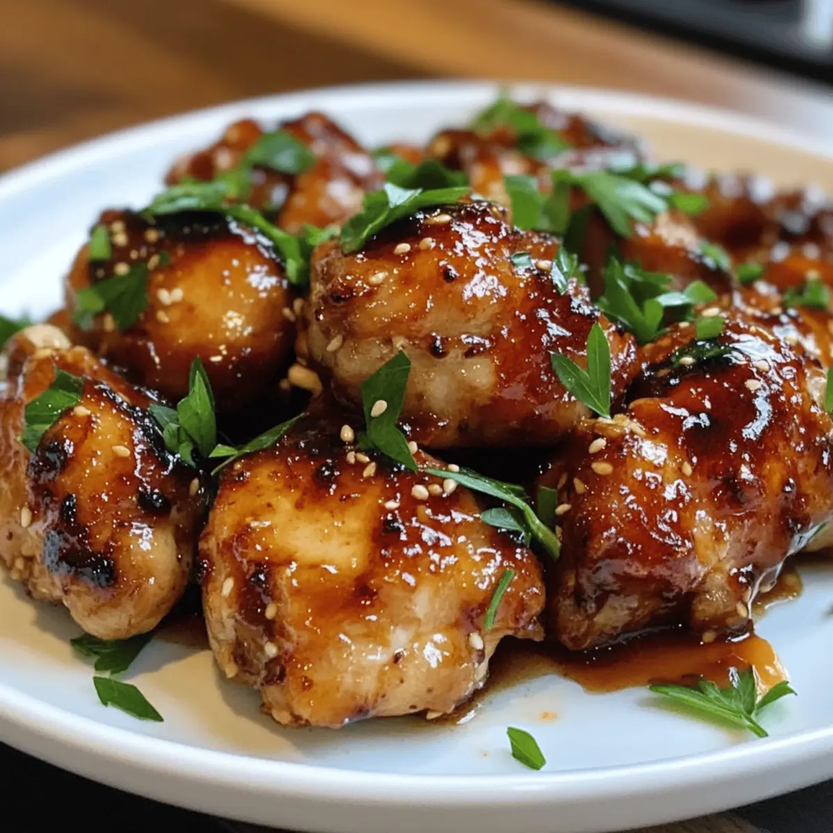 Honig Knoblauch Hähnchen