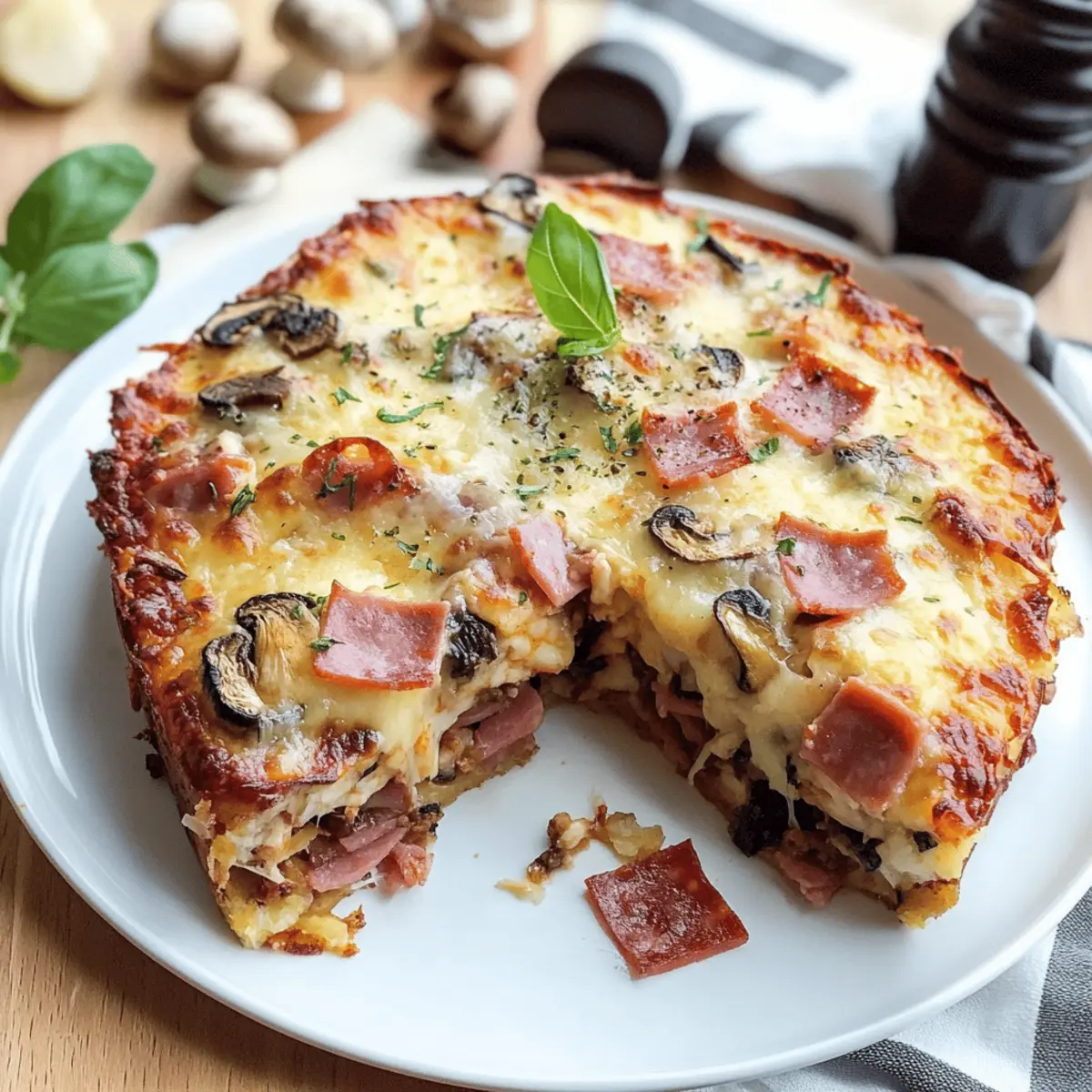 Einfacher Pizzakuchen