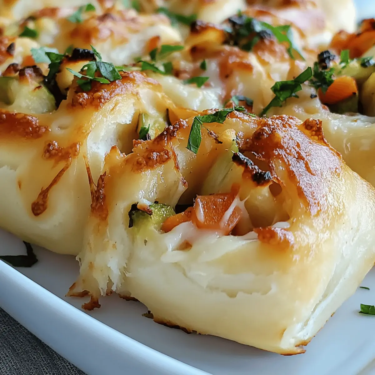 Gefüllte Pizza-Röllchen