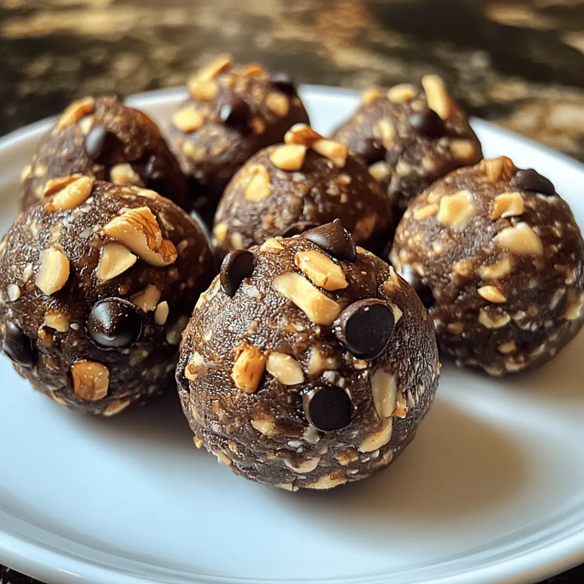 Schokoladen-Espresso-Energiebällchen Kraftvoller Snack