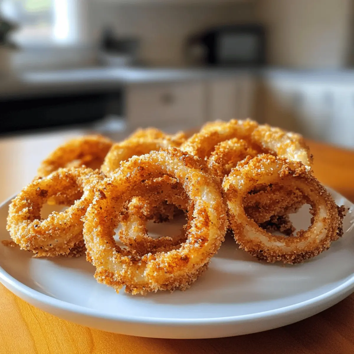 Luftfritteuse Zwiebelringe