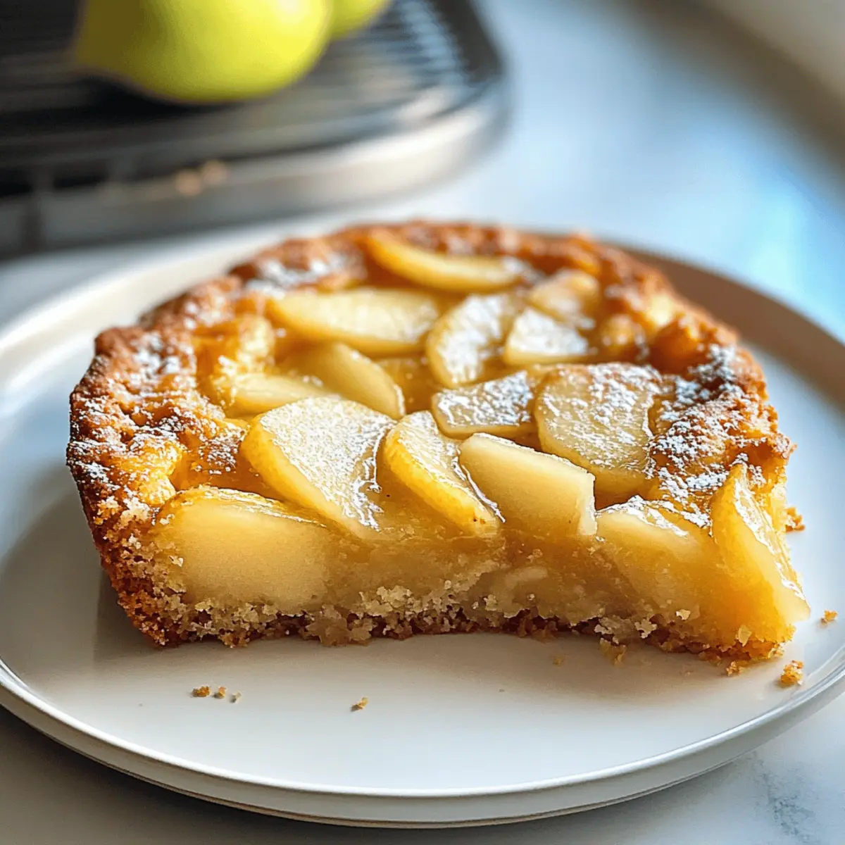 Verführerischer Birnenkuchen frisch