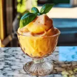 Pfirsich-Sorbet