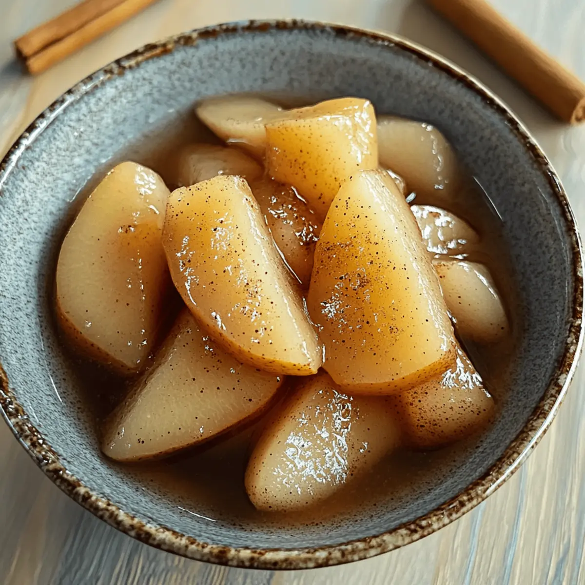 Birnenkompott mit Zimt