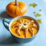 Kürbissuppe zu Halloween