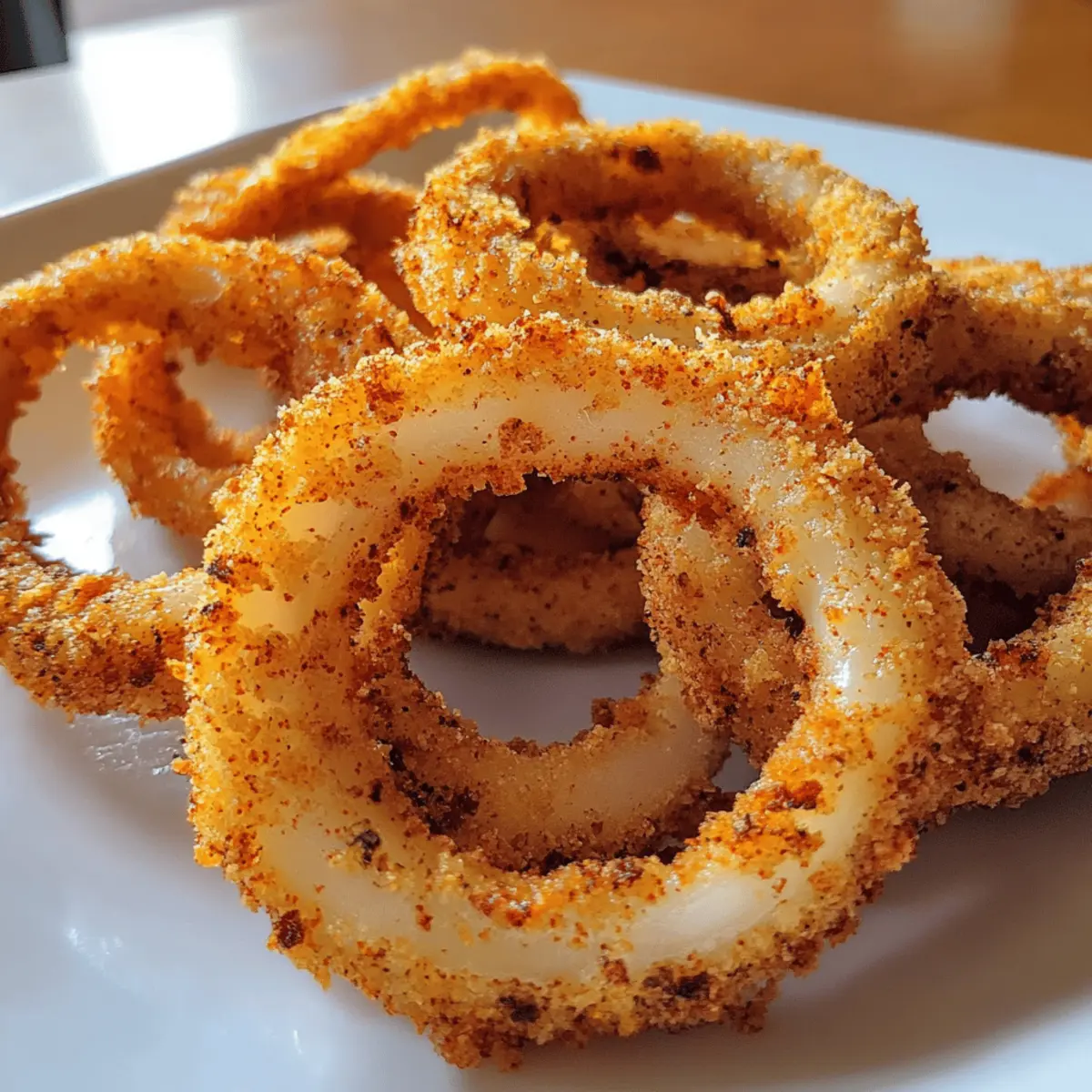 Luftfritteuse Zwiebelringe