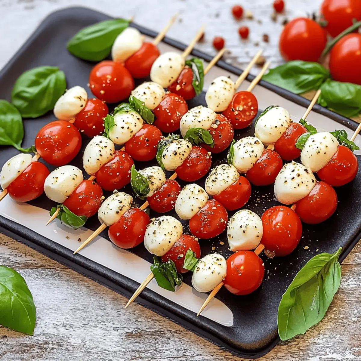 Tomate-Mozzarella-Spieße