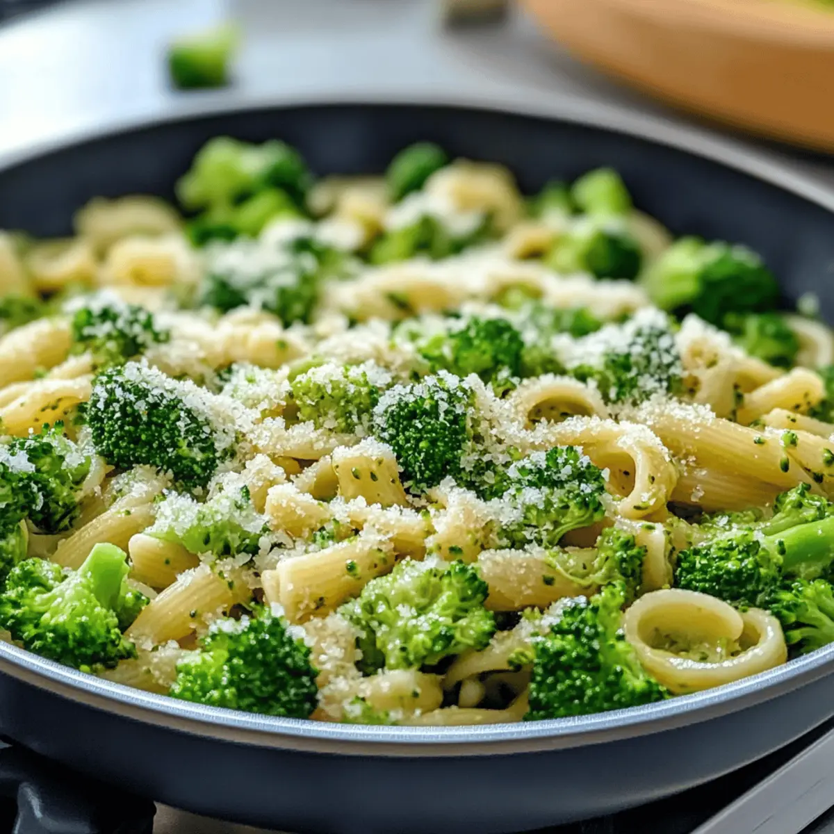 Leichte und gesunde Brokkoli-Pasta
