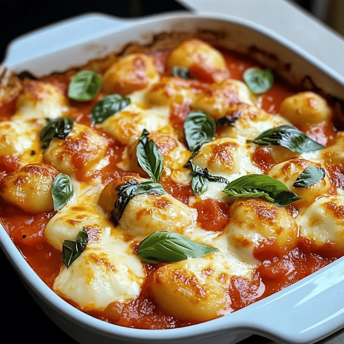 Gnocchi Auflauf Tomate Mozzarella