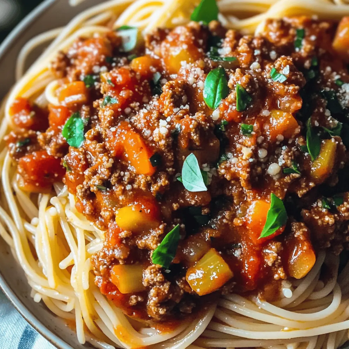 Spaghetti Bolognese
