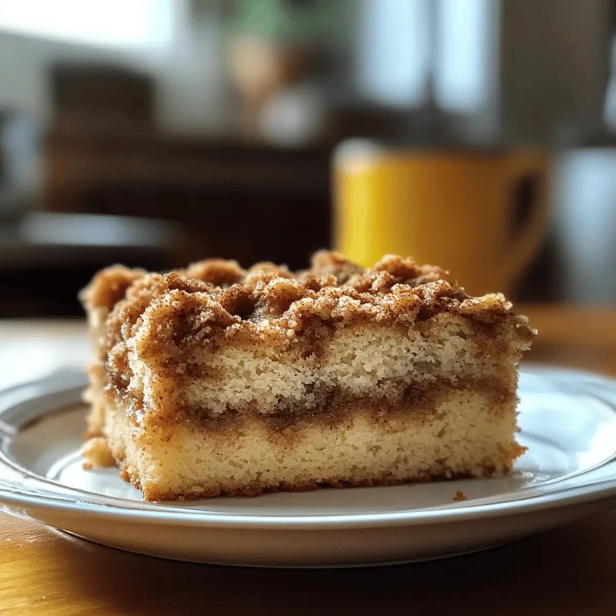 Klassischer Zimt-Streusel-Kaffeekuchen