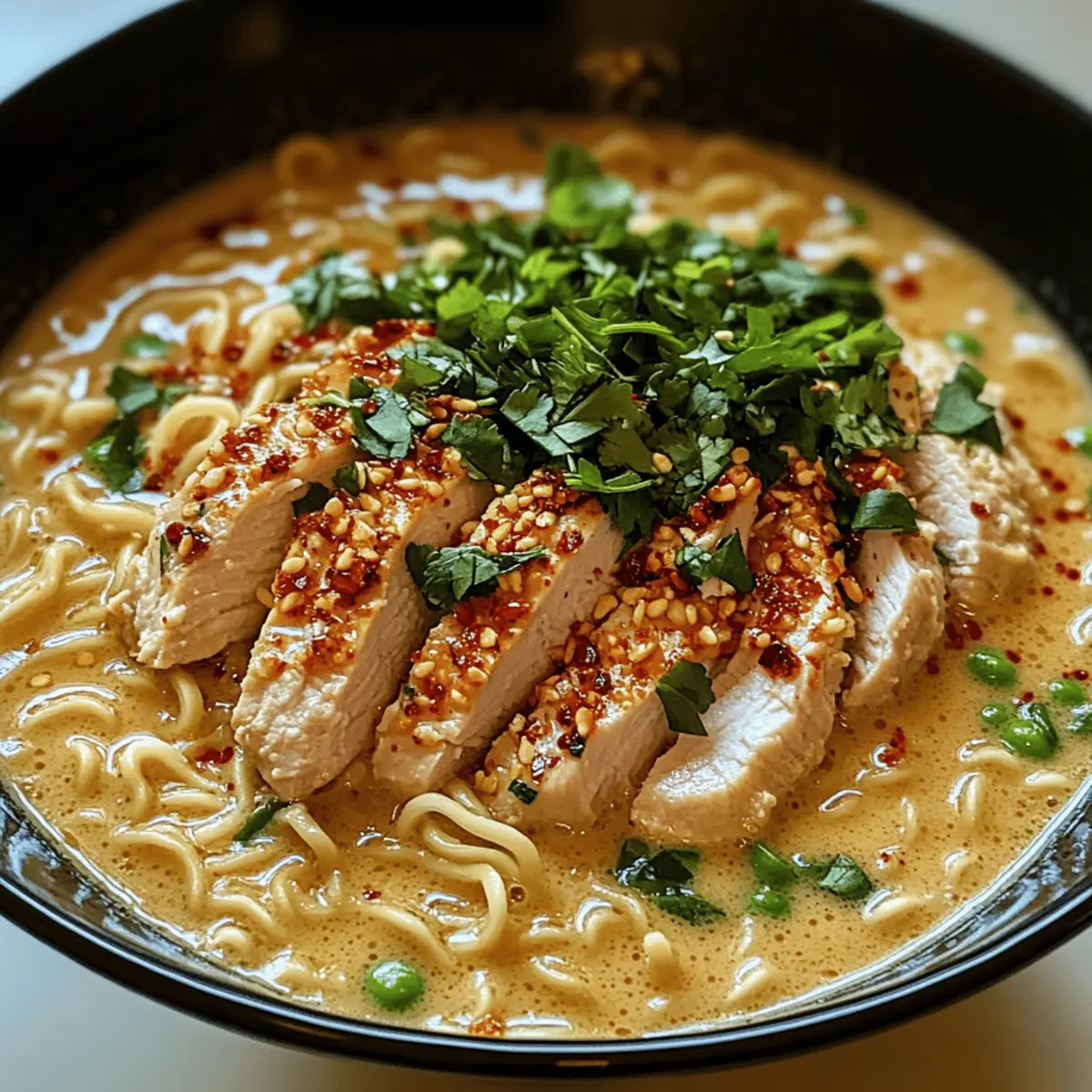 Heirate mich Hühnchen Ramen