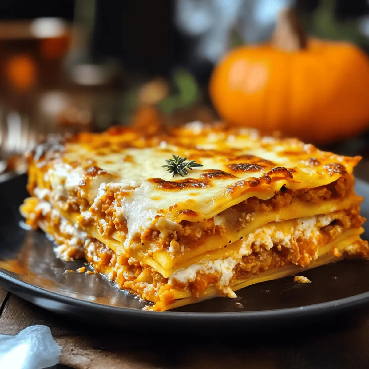 Leckere Kürbislasagne