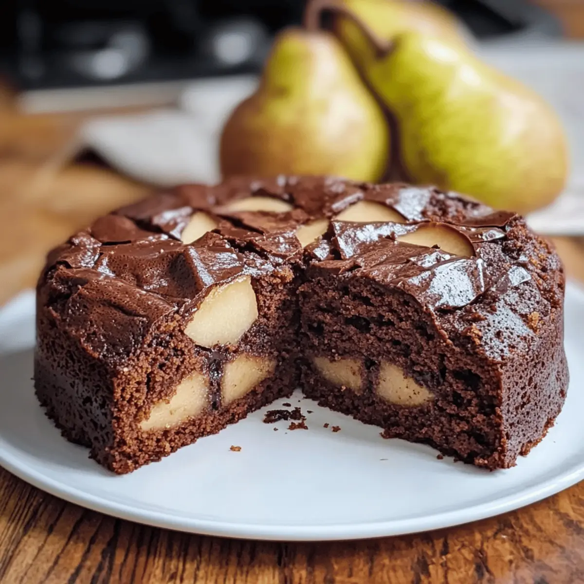 Saftiger Schoko-Birnen-Kuchen