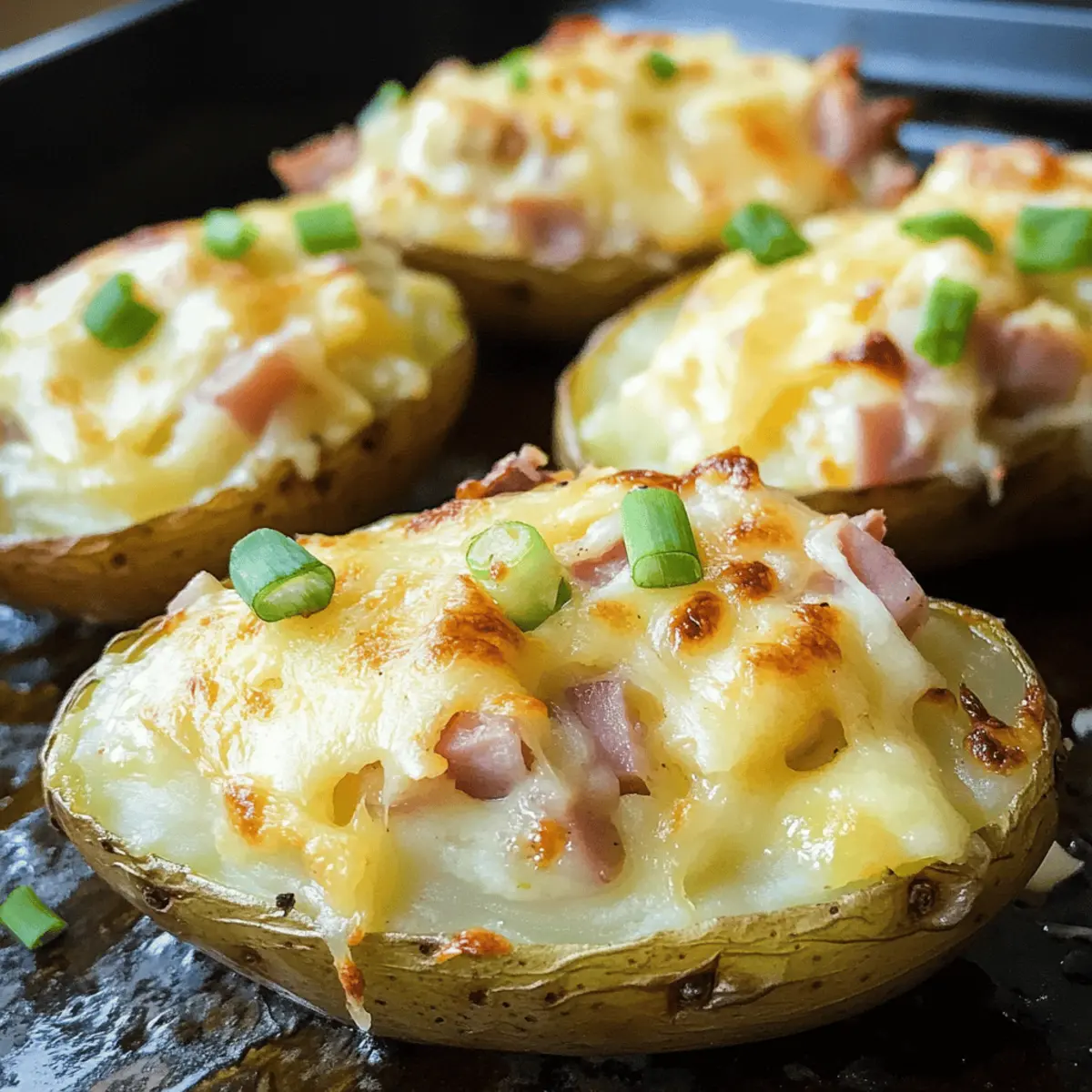 Gefüllte Kartoffeln nach Flammkuchen-Art