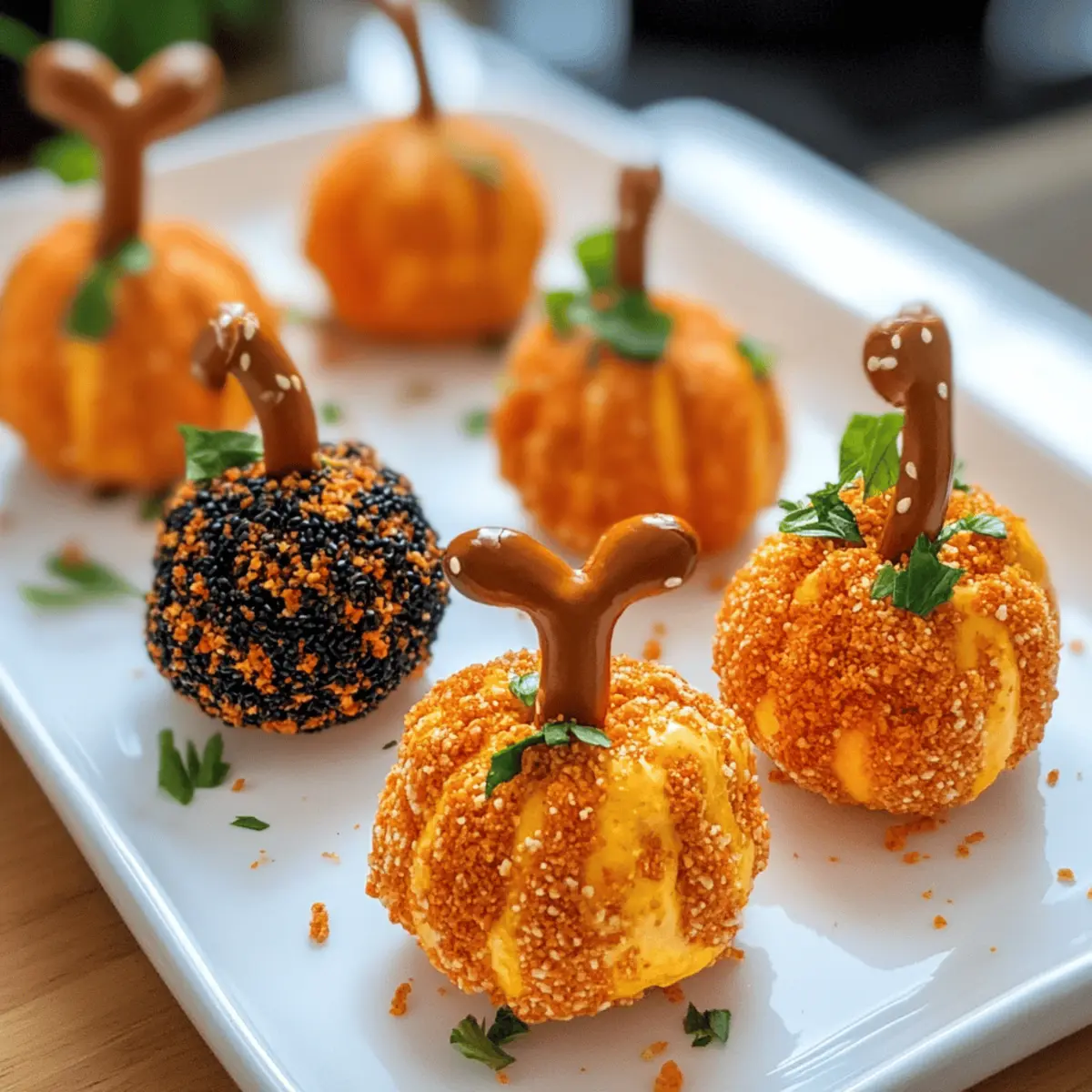 Mini-Kürbis-Käsebällchen