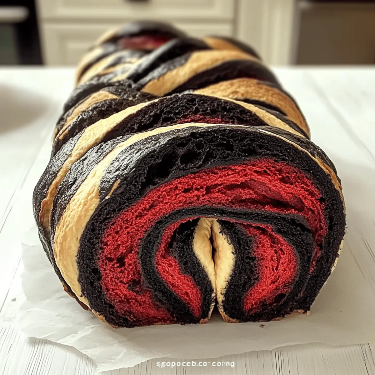 Vampirisches Brot für eine gruselige Feier