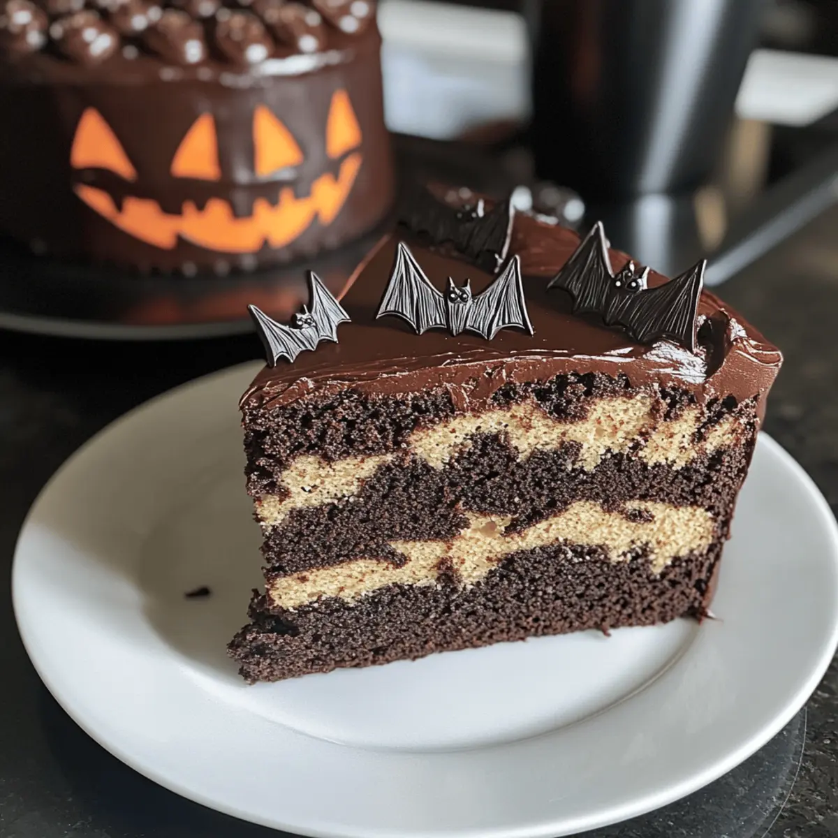 Fledermaus Überraschiungskuchen