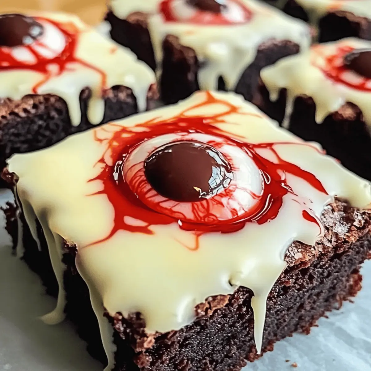 Halloween-Augapfel-Brownies
