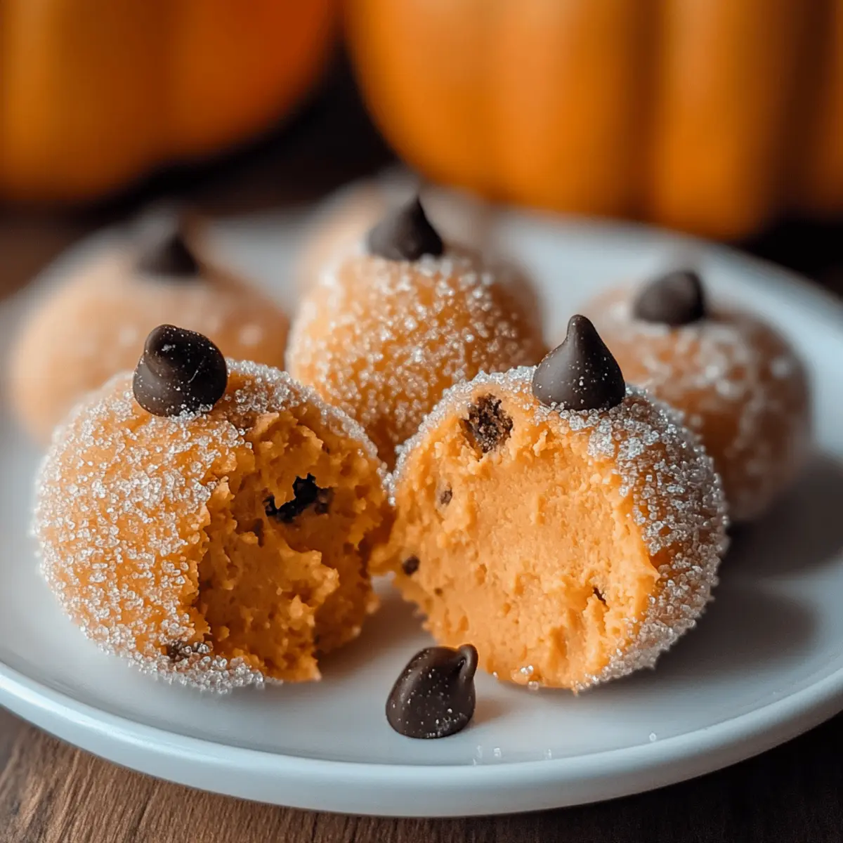 Kürbis-Käsekuchen-Trüffel