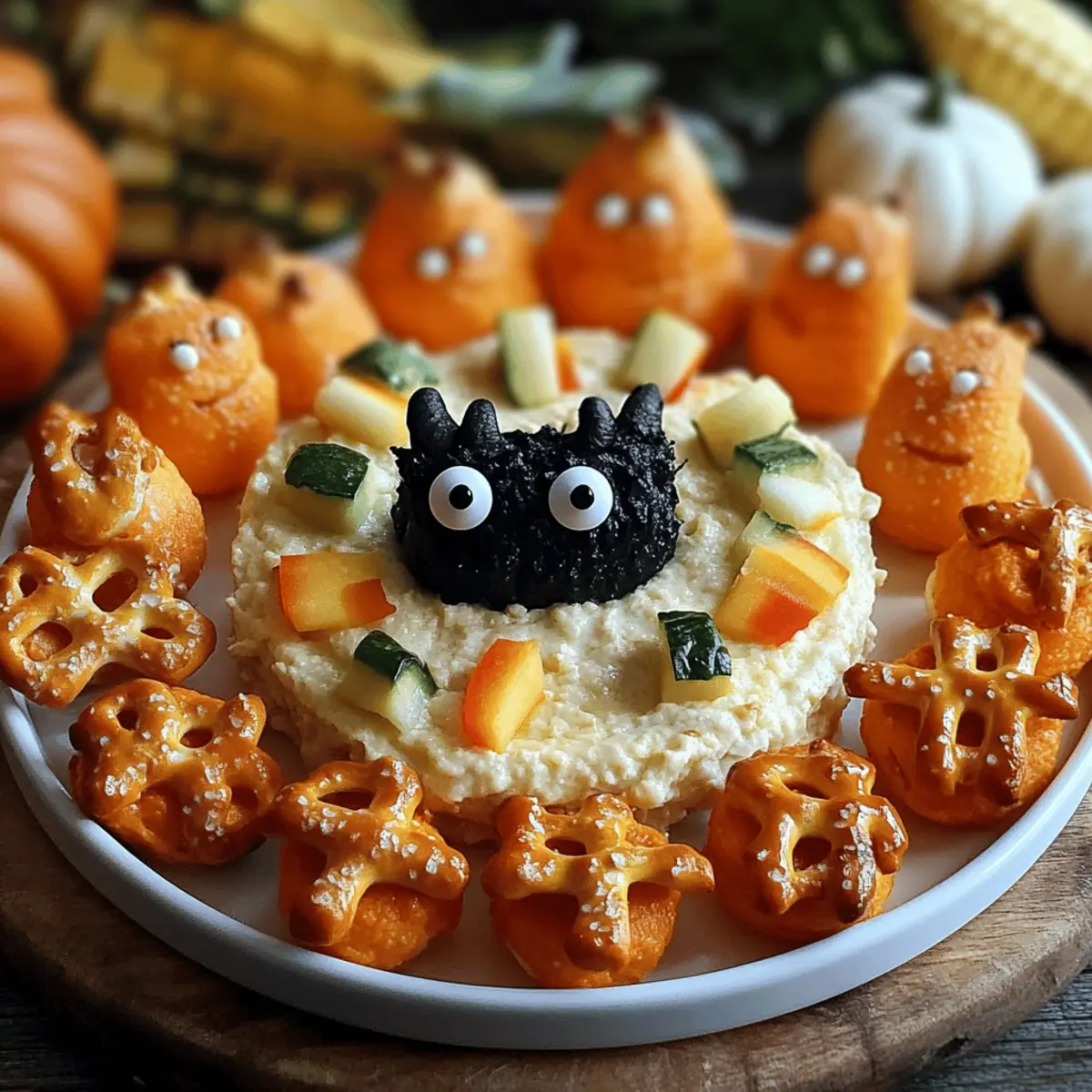 Spooky Halloween Appetizers Gruselige Halloween-Vorspeisen