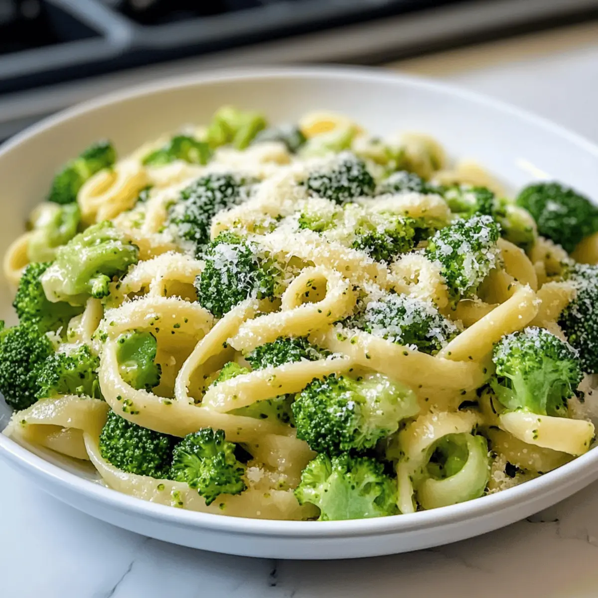Leichte und gesunde Brokkoli-Pasta