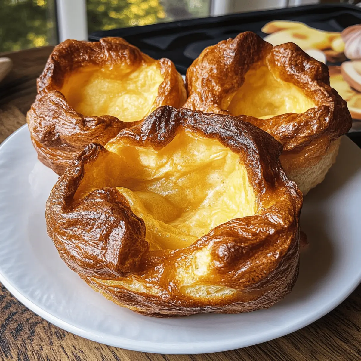 Yorkshire-Pudding-Rezept Zutaten: - 140 g Mehl - 4 Eier - 200 ml Milch - ½ Teelöffel Salz - Öl oder Schmalz zum Frittieren Anleitung: 1. Backofen auf 220 °C vorheizen. 2. Mehl und Salz in eine Schüssel sieben. 3. Eier und Milch hinzufügen und zu einem glatten Teig verrühren. 4. Den Teig 30 Minuten ruhen lassen. 5. Öl oder Schmalz in die Muffinform geben und erhitzen. 6. Teig gleichmäßig in die heiße Form gießen. 7. 20-25 Minuten backen, bis die Puddings goldbraun und aufgegangen sind.