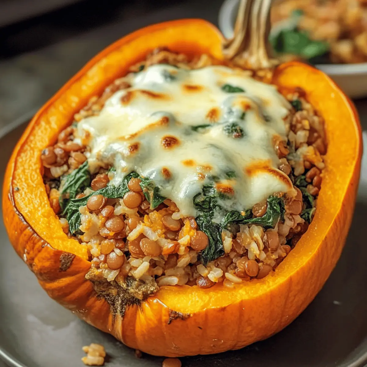 Gefüllter Kürbis mit Hackfleisch