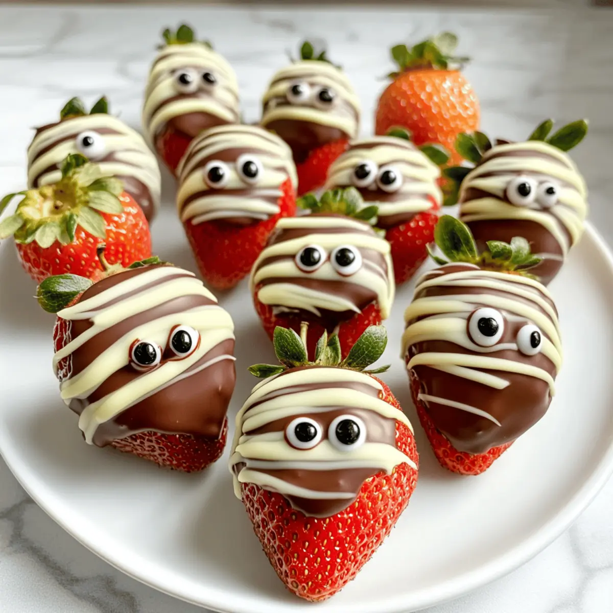 Halloween-Erdbeeren: Gruselige, mit Schokolade überzogene Beeren für Partys