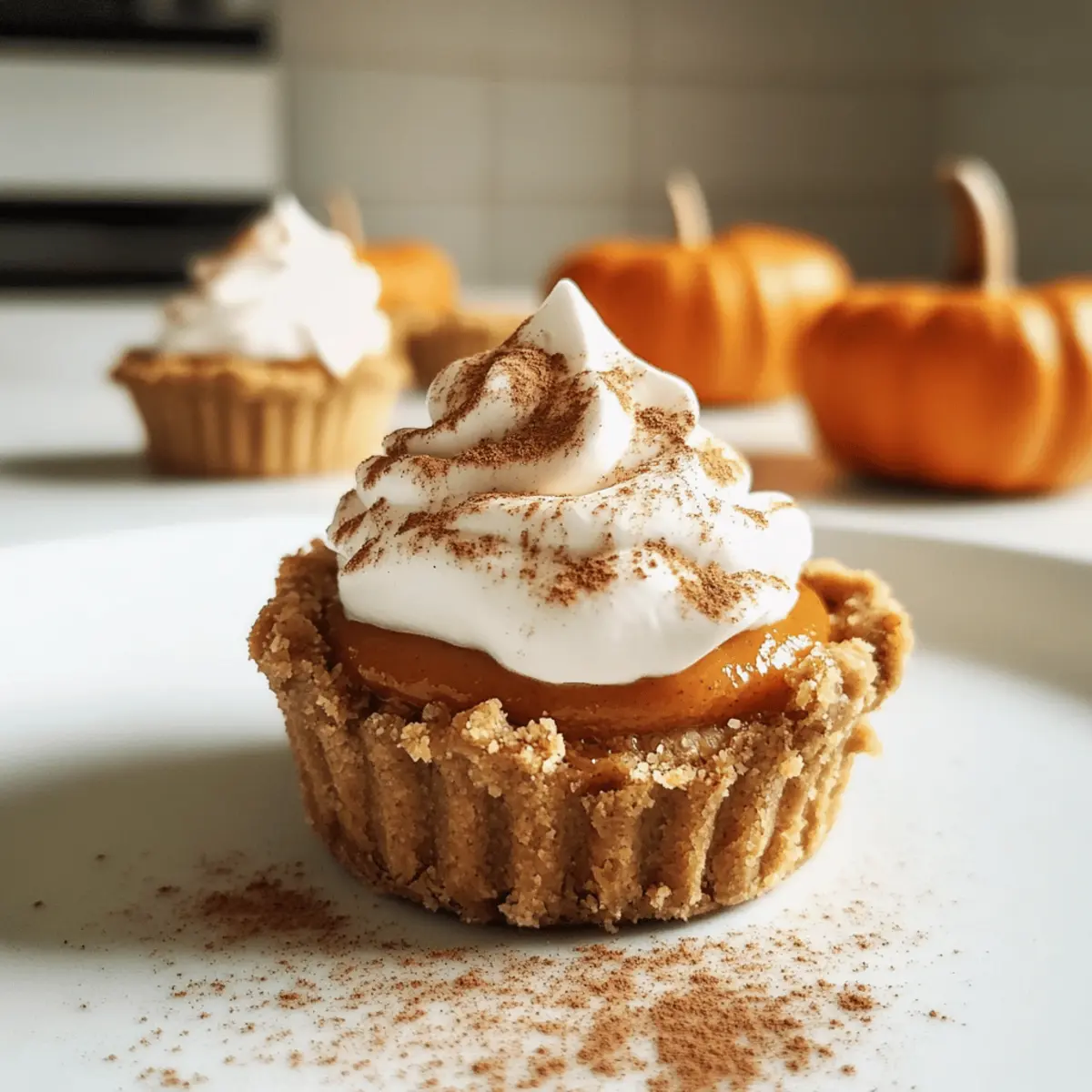 Mini Vegane Kürbiskuchen