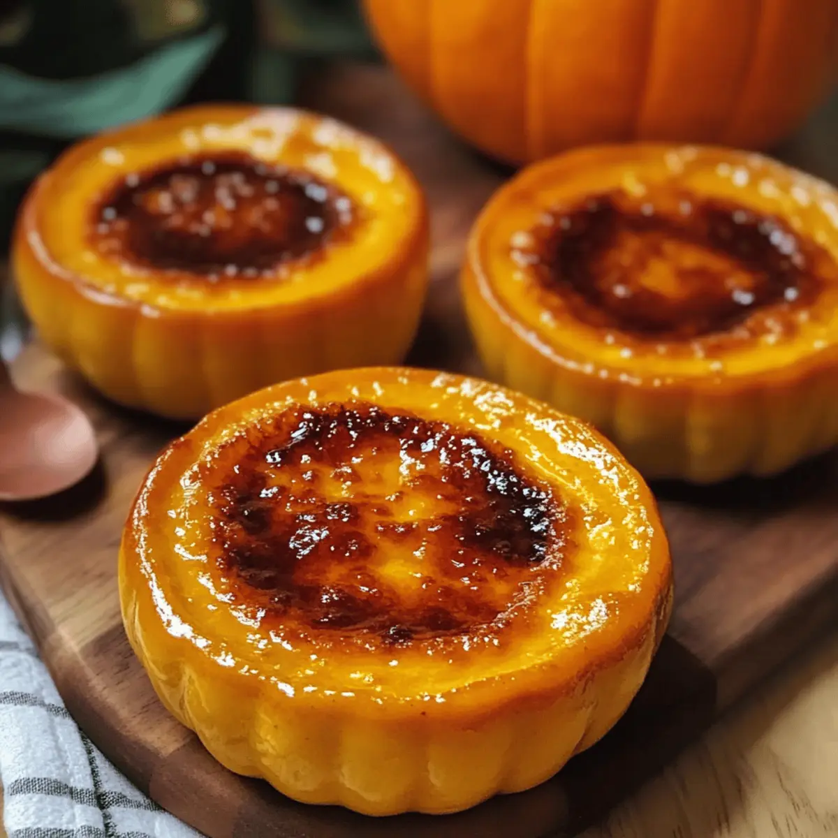 Kürbis Crème Brûlée