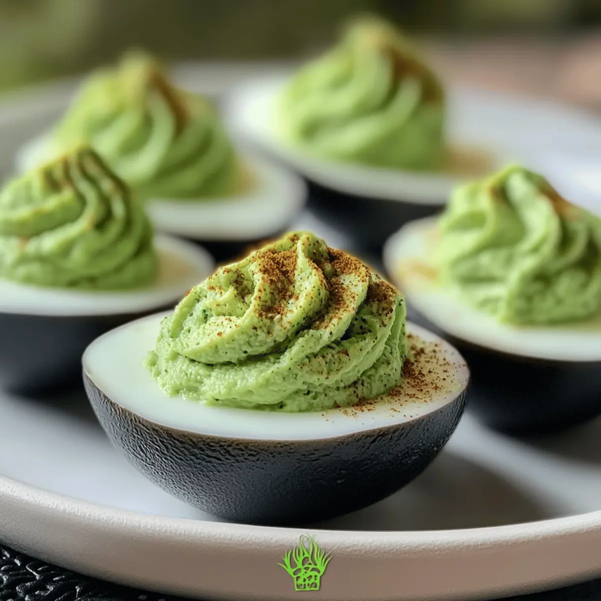 Gespenstische Halloween-Eiervorspeisen