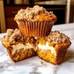 Kürbis Frischkäse Muffins