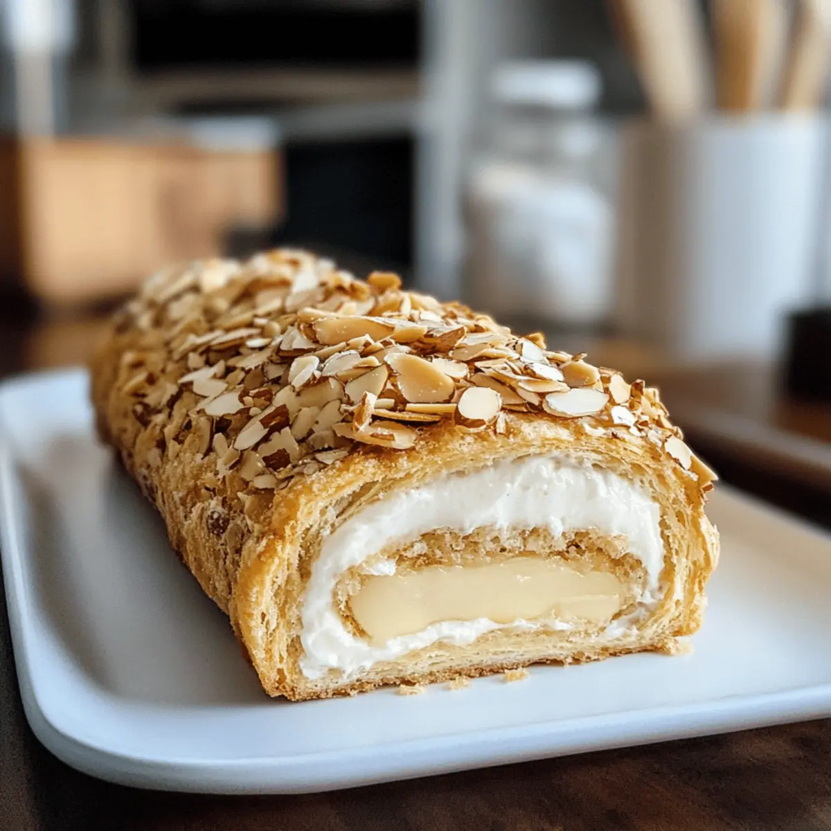 Bienenstich-Biskuitrolle