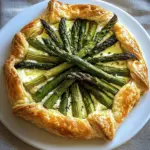 Grüner Spargel Ricotta Blätterteig
