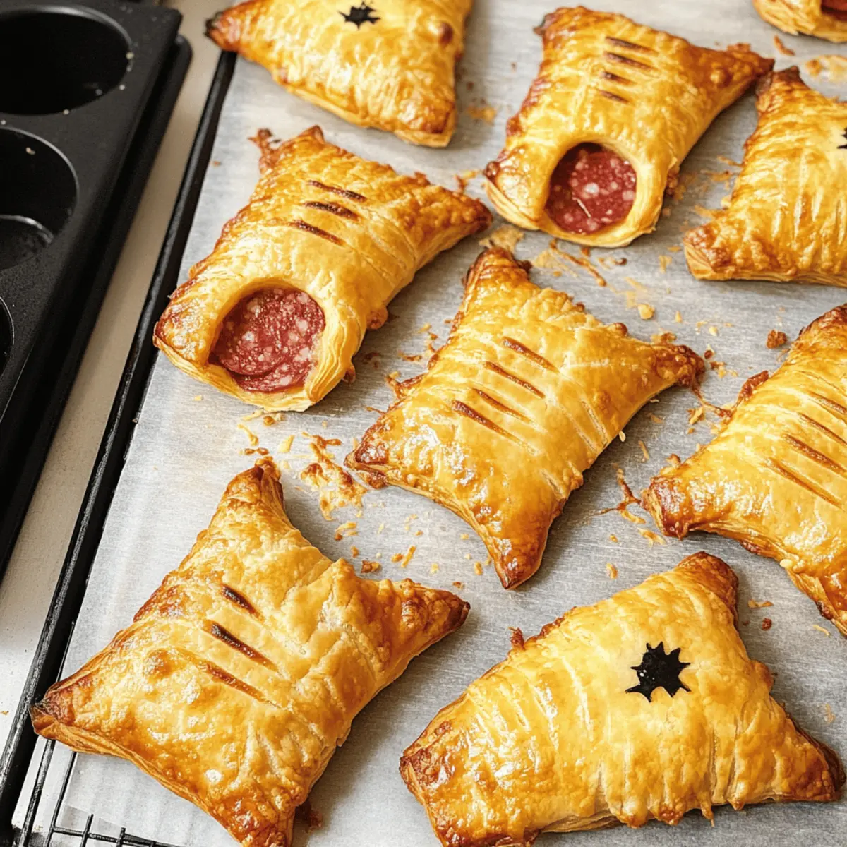 Köstliche Sarg-Pizzataschen für deine Halloween-Party