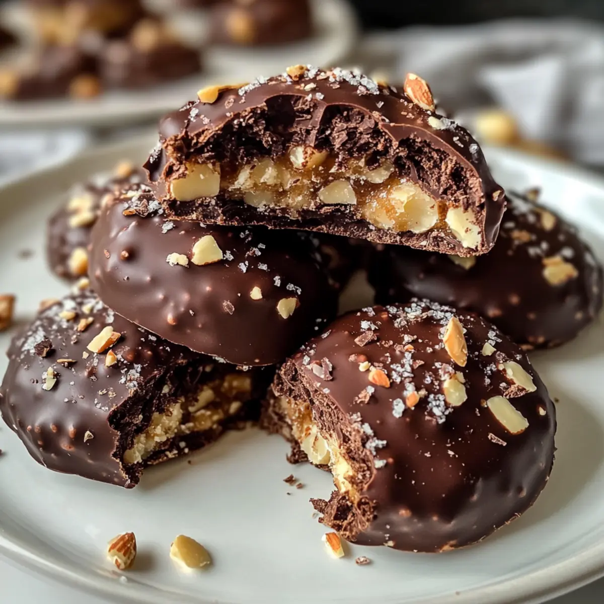 Nougat & Schoko Weihnachtskekse