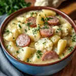 Blumenkohl Kartoffel Eintopf Würstchen