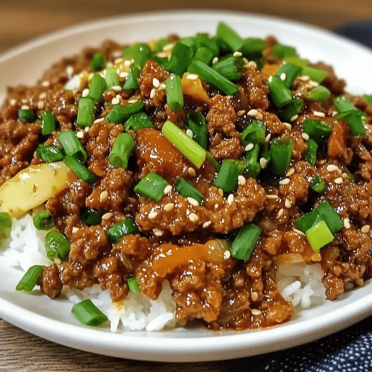 Einfaches Bulgogi mit Hackfleisch