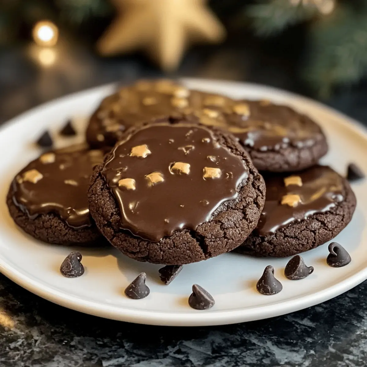 Schokokekse für Weihnachten