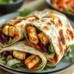 Süße Chili Halloumi Wraps