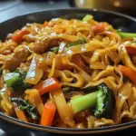 Chinakohl-Nudelpfanne